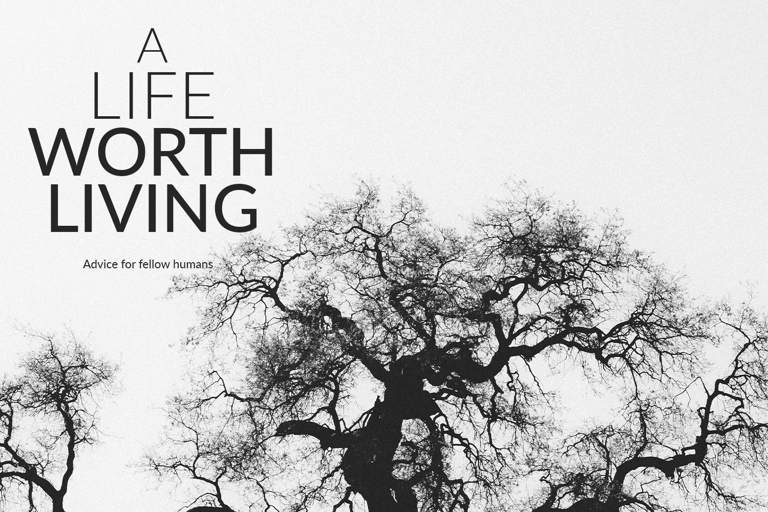 A life Worth Living Banner